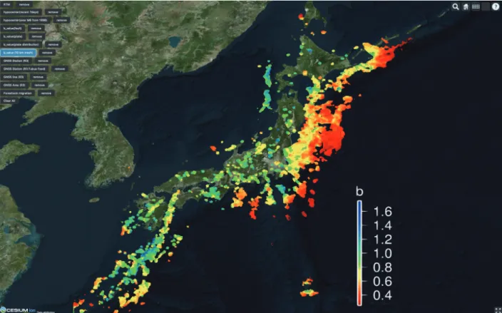 Fig. 3.  A spatial distribution map of   value.