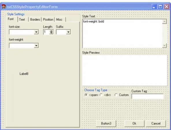 図 14 - 多数の VCL コントロールを配置したフォーム 