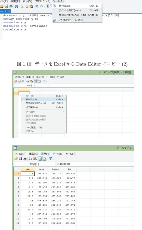 図 1.8: Do-file Editor の画面