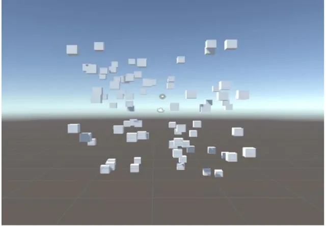 図 10：空間パターン 3（被験者の視界） 