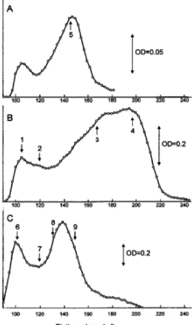 Fig. 1. Gel fi  ltration chromatography on a Sephadex G-100 column (2.6 × 48 cm) of whole gliadin.