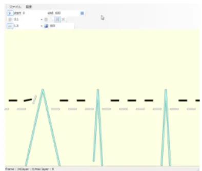 図 13 作例 : Remapped Piano Keys play march