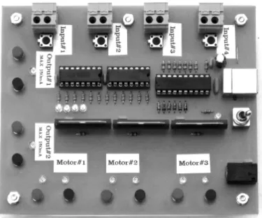 図 2 - 2 試作したインタフェース   Ver. 1.0    制 御 工 学 を 学 ん で い な い 教 職 生 4 名 に ，イ ン タ フ ェ ー ス Ve r