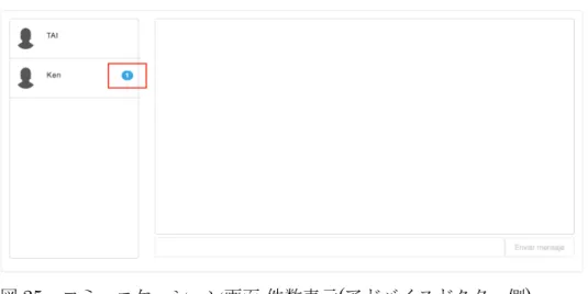図 25 ン画面 - 件数表示 ( 側 )  ン ン 場合 ン画面 枠 一覧 表示 遥択 右枠 歴 表示 歴 い場合 何 表示さ い 図 26 ン画面 ( 側 ) ン 自動 込 間 や 容 い 非 期処理 5 間 定期実行 得 処理 行う う 時 最新情報 あ 場合 容 表示 う 出 課 対応策 び 所感 ン 情報 表示 う 検討 進 時接 数 増え 従 側 荷 高く 非 期 処理 様 変更 対応 面 対 医師 ン 以 さ い 以 目 い ン 実施 - 扱 明書 翻訳 い