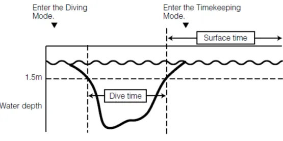 Fig. 8 Surface time measurement example. 