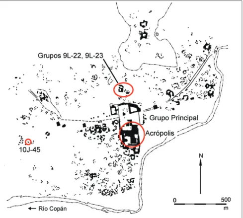 Fig. 1  Localización de los Grupos 9L-22 y 9L-23
