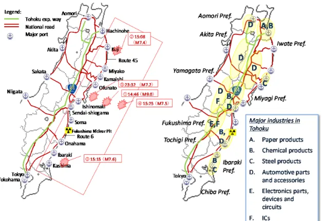 Table 1 Top five categories of shipment in the affected regions 