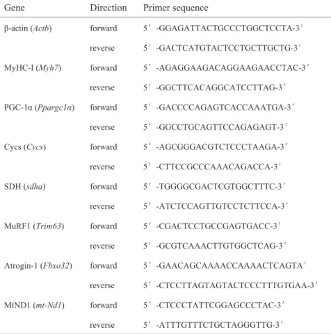Table 1. Primers used for PCR. 