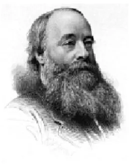 図 1.2 James Prescott Joule (1818/12/24 − 1889/10/11) 1.2 熱力学第一法則 熱力学第一法則は系と外界とをあわせた全エネルギーは一定不変である というエネルギー保存則を表す。系の内部エネルギー (internal energy) を U 、系と外界とでやりとりする熱 (heat) を Q、仕事を W とすると、微分 形では dU = ¯ dQ + ¯ dW (1.2) と表される。この法則は系が平衡状態にあるか否かを問わず、また、系 を構成する物質の種類や