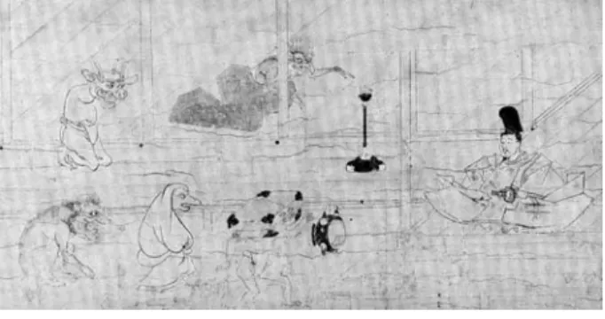 図 1 『土蜘蛛草紙』の異類異形のモノたち 図 2 『土蜘蛛草紙』の鋏の怪 図 3 『百怪図巻』のカミきり鉄輪の恋│あるいは生活雑器の歴史学六一
