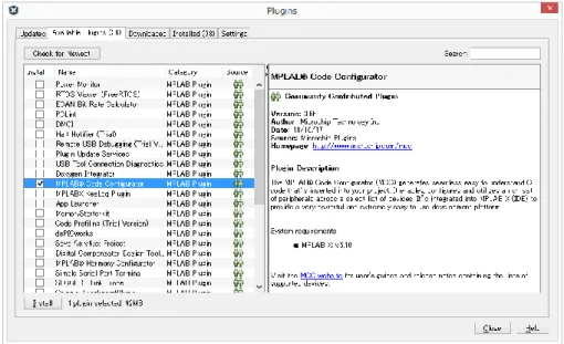 図 3-2.2.1 Plugins 選択及びインストール方法