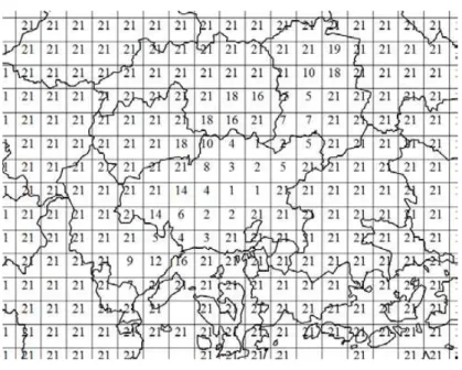 図 6.13 に広島市安佐南区八木地区の土壌雨量指 数の時系列図を示す．平成 11 年に広島市安佐北区 を中心に土石流が多発した広島豪雨時と同様に 2 日 前に降った先行降雨が効いている．線状降水帯が形 成される前に土壌雨量指数を用いた大雨警報（土砂 災害）が発表され，さらに線状降水帯の形成とほぼ 同時刻に土砂災害警戒情報が発表された．指数値の ピーク時には土壌雨量指数で 50 年に一度の大雨に 相当していたと推定される．さらに線状降水帯が継 続していれば数百年に一度の大雨となり，更なる土砂災害が発生してい