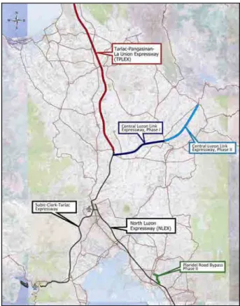 図 3.2-3  リージョンⅢの将来道路ネットワーク図 