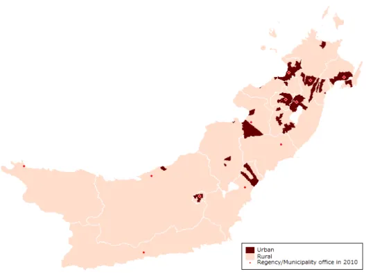 図 3 都市・農村区分 (2005 年 )
