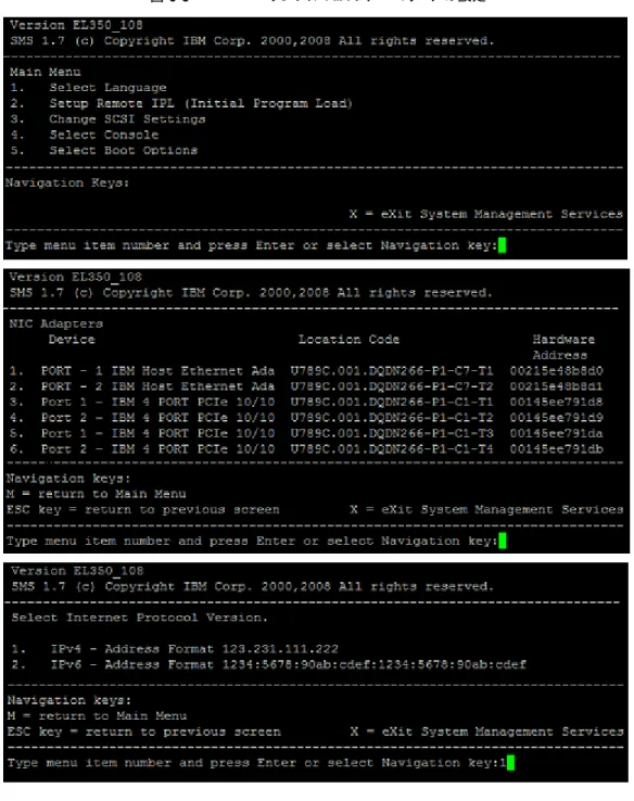 図 6-3 サンプル AIX ファームウェアの設定