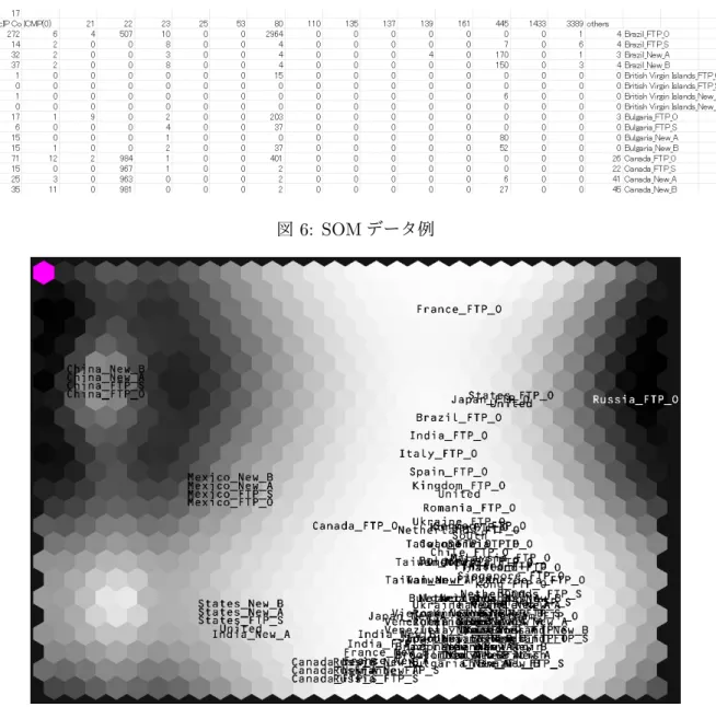 図 6: SOM データ例