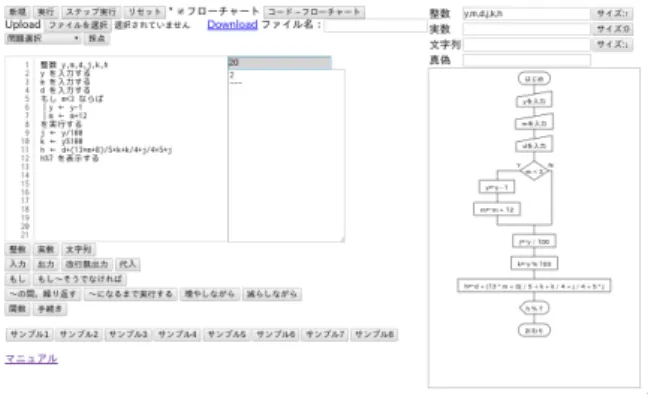 図 1 WaPEN の実行画面 Fig. 1 Screenshot of WaPEN