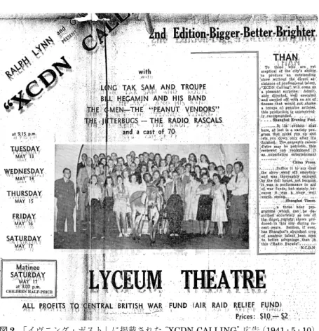 図 2 「イヴニング・ポスト」に掲載された XCDN CALLING 広告（1941 ・5 ・ 10）