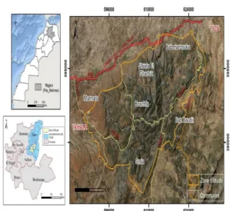 Figure 1. Geographical map of the study area 