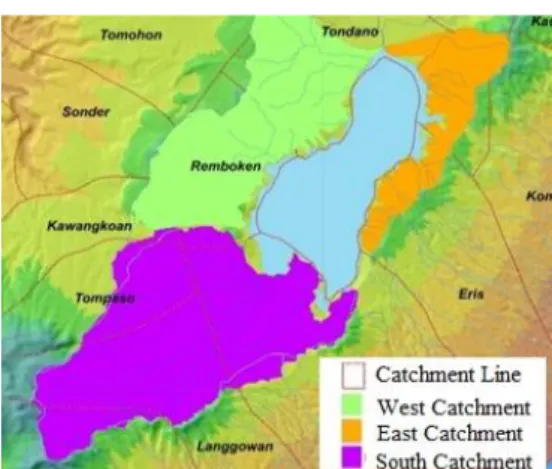 Figure 3. The research site catchment 