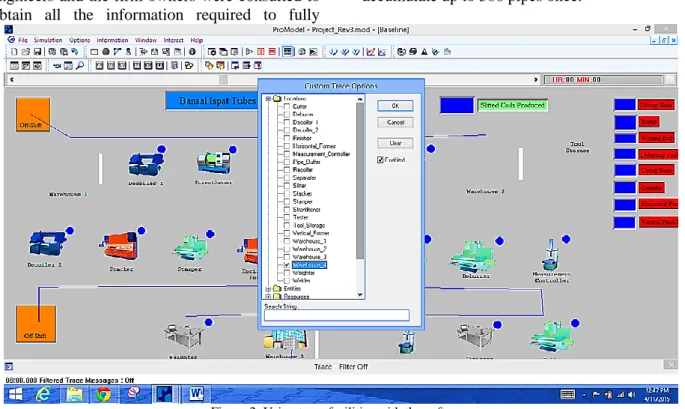 Figure 2. Using trace facilities with the software 