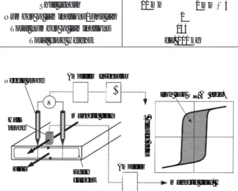 Fig. 2 Principle of local iron loss measurement using needle probes and a Hall probe