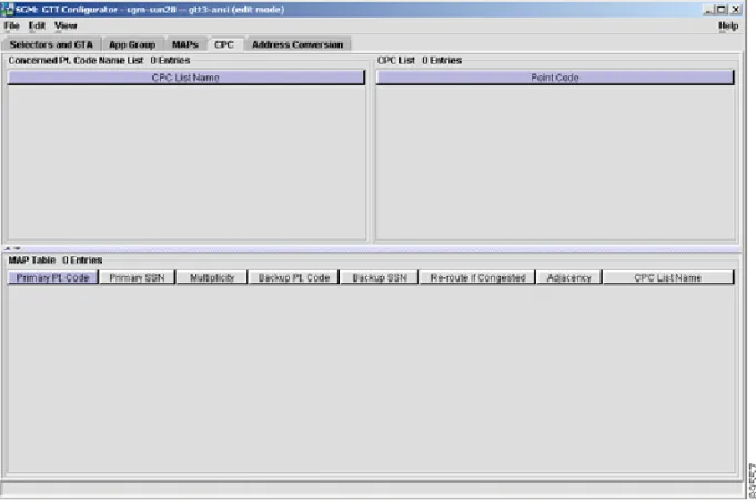 Table にエントリを追加できます。  GTA Table へのエントリの追加方法の詳