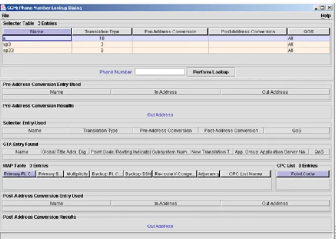 図 19-9 Phone Number Lookup Dialog