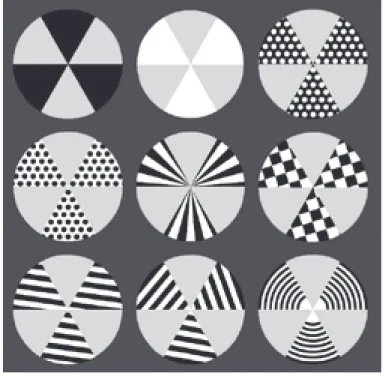 Figure 1　The test pattern in this experiment