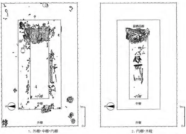 図 10　皇南大塚南墳主槨の遺物出土状況