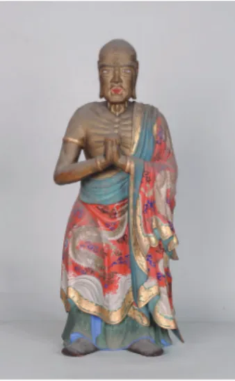 図 9 法来寺木造十大弟子像