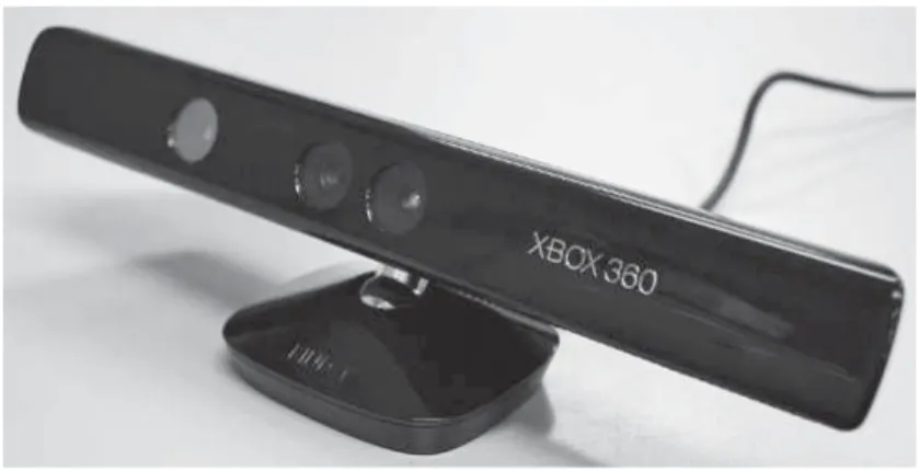 図 7 実験に用いた Microsoft 社 Kinect センサ