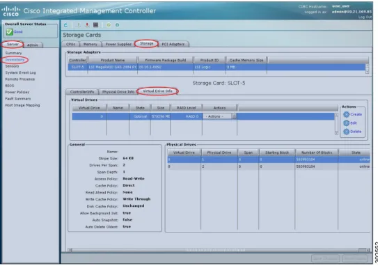 図 19：[Virtual Drive Info] タブ