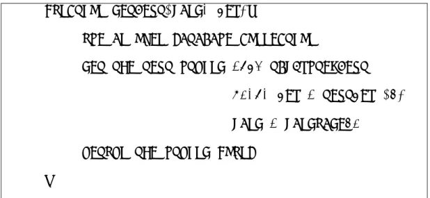 Figure 3. Pseudo-code for the getText function 