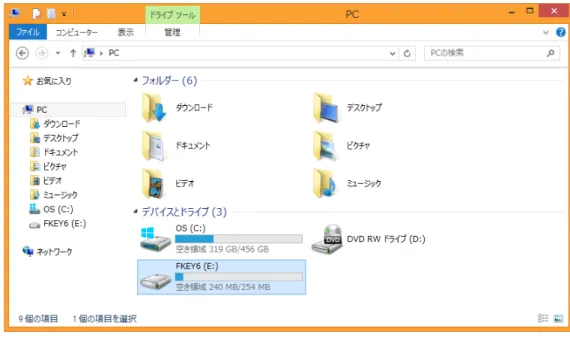図  15-4  FKEY6 のアンマウント 