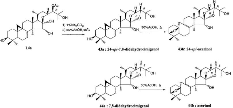 Fig. 10. Chemical Conversion of 14a, 44a