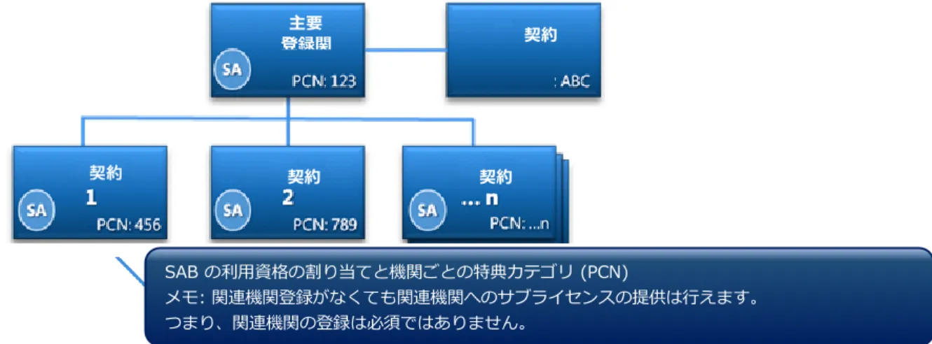 図 1： Select Plus for Government Partners の関連機関の構造 