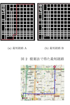 図 1 横 130 縦 80 の迷路