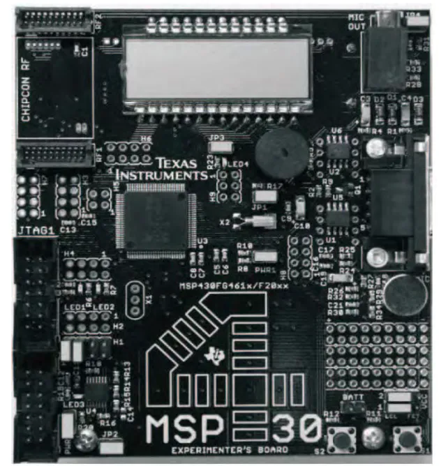 図 12 MSP430 実験ボード(Experimenter's Board) 