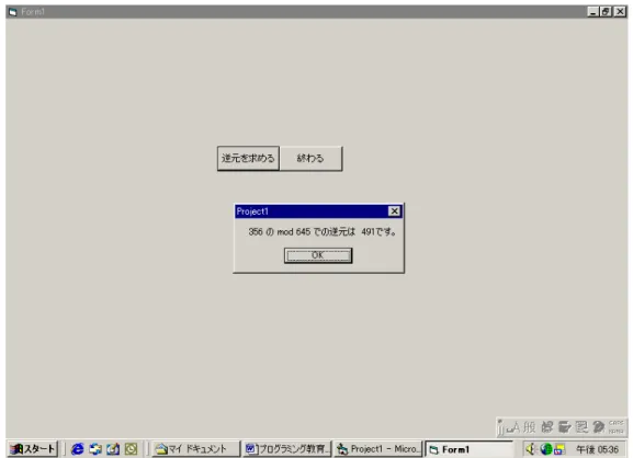 Fig. 2  The display shows this illustration, which includes a dialog box.