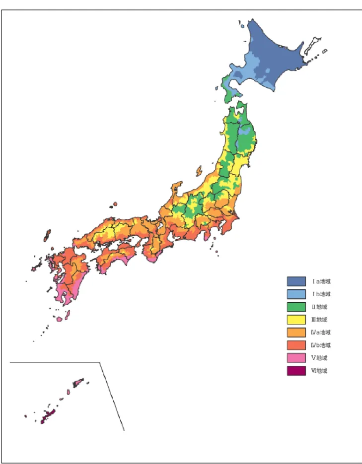 図 1  別表第 1 の地域区分 