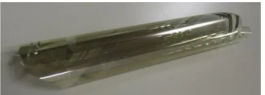表 1 本研究で用いた透明ポリイミドフィルム材料の特性 Table 1 Properties of transparant polyimide ﬁlm.
