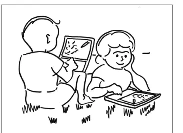 図 -3　Dynabook を使う子供（提供 Alan Kay）