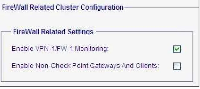 図  19 : [FireWall Related Configuration]の設定 