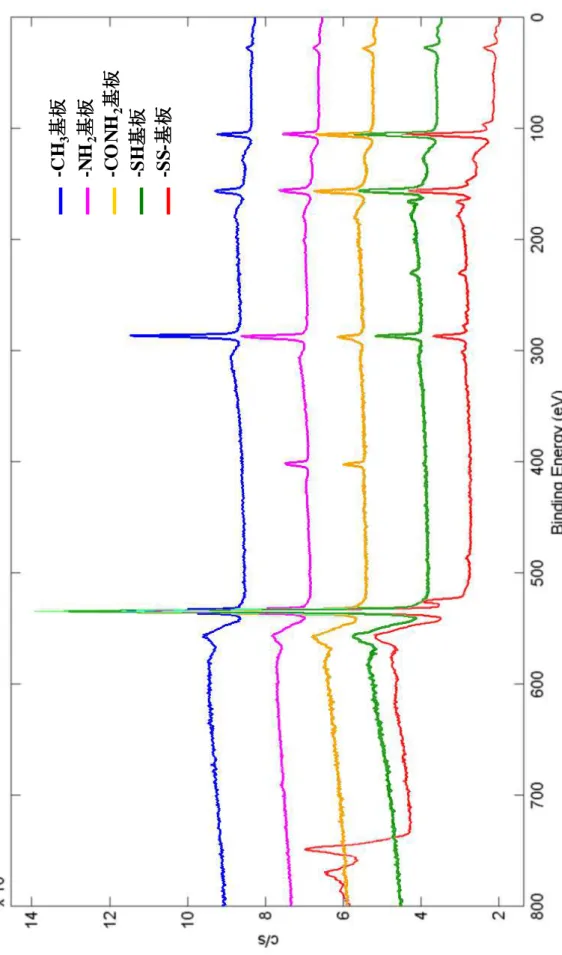 Fig. 3-10    表面改質処理を行ったシリコン基板の XPS 測定結果