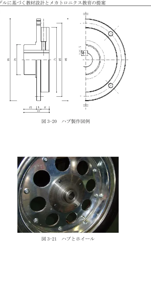 図 3-20  ハブ製作図例 