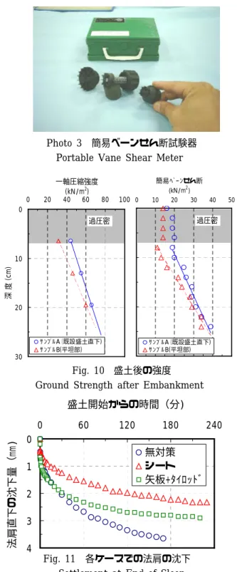 Fig. 10  盛土後の強度