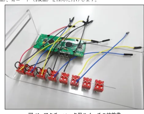 図 41.  アクチュエータ用スイッチの結線⑦ 