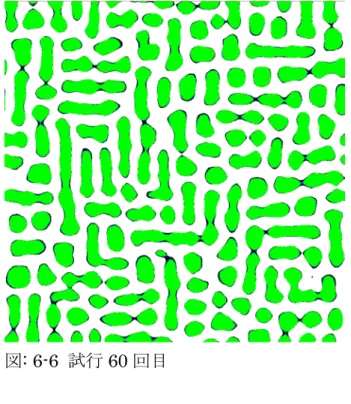 図 : 6-6  試行 60 回目