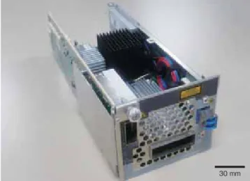 Fig. 3  Interior structure of 100G transport line card without top cover